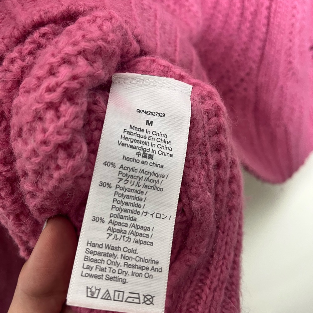 Madewell Pink Sweater - Picture 7 of 7